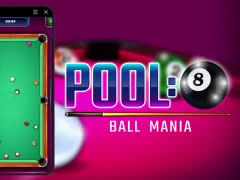 खेल Pool 8 Ball Mania ऑनलाइन