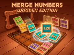 खेल Merge Numbers Wooden Edition ऑनलाइन