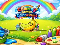 खेल Coloring Games Color & Paint ऑनलाइन