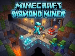 खेल Minecraft Diamond Miner ऑनलाइन