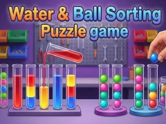 खेल Water & Ball Sorting Puzzle game ऑनलाइन
