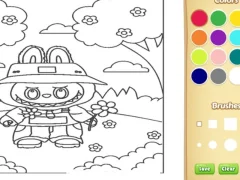 खेल Labubu Coloring Book For Kids ऑनलाइन