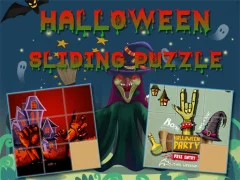 खेल Halloween Sliding Puzzle ऑनलाइन