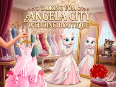 खेल Talking Tom Angela City Wedding Boutique ऑनलाइन