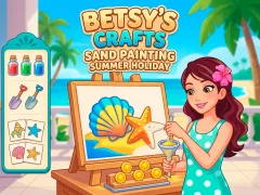 खेल Betsy's Crafts Sand Painting Summer Holiday ऑनलाइन