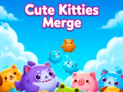 खेल Cute Kitties Merge ऑनलाइन