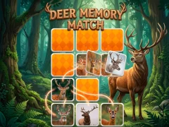 खेल Deer Memory Match ऑनलाइन