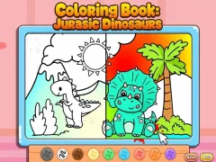 खेल Coloring Book: Jurassic Dinosaurs ऑनलाइन