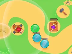 खेल Monkey Bubble Defense ऑनलाइन