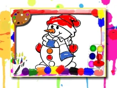 खेल Winter Coloring Book ऑनलाइन
