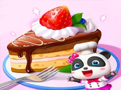 खेल Little Panda Cake Shop ऑनलाइन