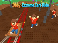 खेल Obby: Extreme Cart Ride ऑनलाइन