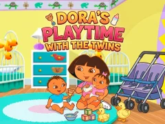 खेल Dora the Explorer Dora's Playtime with the Twins ऑनलाइन
