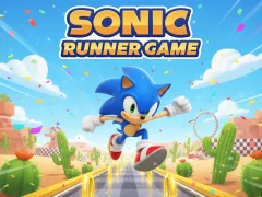 खेल Sonic Runner Game ऑनलाइन