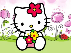 खेल Hello Kitty Jigsaw ऑनलाइन