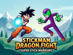 खेल Stickman Dragon Fight - Super Stick Warriors ऑनलाइन