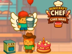 खेल Minicraft Chef Cake Wars ऑनलाइन
