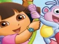खेल Puzzle Fun Dora With Boots ऑनलाइन