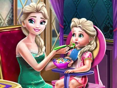 खेल Ice Queen Toddler Feed ऑनलाइन