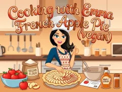 खेल Cooking with Emma French Apple Pie vegan ऑनलाइन