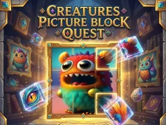 खेल Creatures Picture Block Quest ऑनलाइन