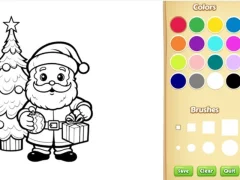 खेल Christmas Coloring Book For Kids ऑनलाइन