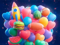 खेल Merge 3D - Match 3 Balloons ऑनलाइन