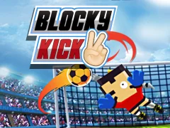 खेल Blocky Kick 2 ऑनलाइन