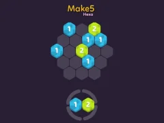 खेल Make 5 Hexa ऑनलाइन