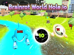 खेल Brainrot World Hole io ऑनलाइन