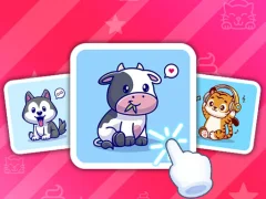 खेल Cute Animal Cards ऑनलाइन
