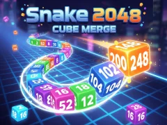 खेल Snake 2048: Cube Merge ऑनलाइन