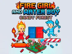 खेल Fire Girl and Water Boy Candy Forest ऑनलाइन