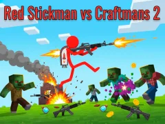 खेल Red Stickman Vs Craftmans 2 ऑनलाइन