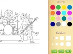 खेल Dinosaur Coloring Book For Kids ऑनलाइन