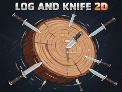 खेल Log And Knife 2D ऑनलाइन