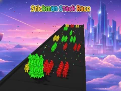 खेल Stickman Stack Race ऑनलाइन