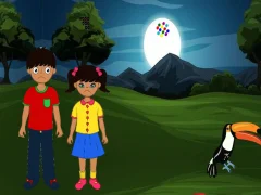 खेल Siblings Escape From Dark Forest ऑनलाइन