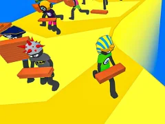खेल Stickman Planks Fall ऑनलाइन