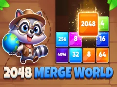 खेल 2048 Merge World ऑनलाइन
