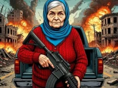 खेल Grandma with machine-gun: Apocalypsis ऑनलाइन