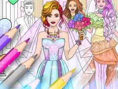 खेल Wedding Coloring Dress Up ऑनलाइन