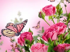 खेल Butterflies Puzzle ऑनलाइन