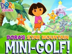 खेल Dora The explorer Dora's Star Mountain Mini-Golf ऑनलाइन
