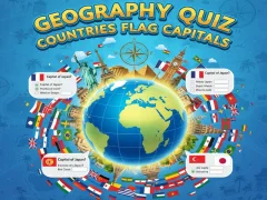 खेल Geography Quiz Countries Flag Capitals ऑनलाइन