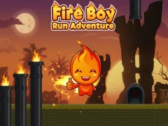 खेल Fire Boy Run Adventure ऑनलाइन