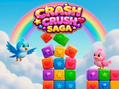 खेल Crash Crush Saga ऑनलाइन