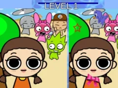 खेल Sprunki and Squid Game Difference ऑनलाइन