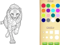 खेल Wild Animals Coloring Book ऑनलाइन