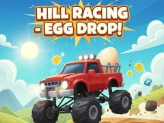 खेल Hill Racing - Egg drop! ऑनलाइन